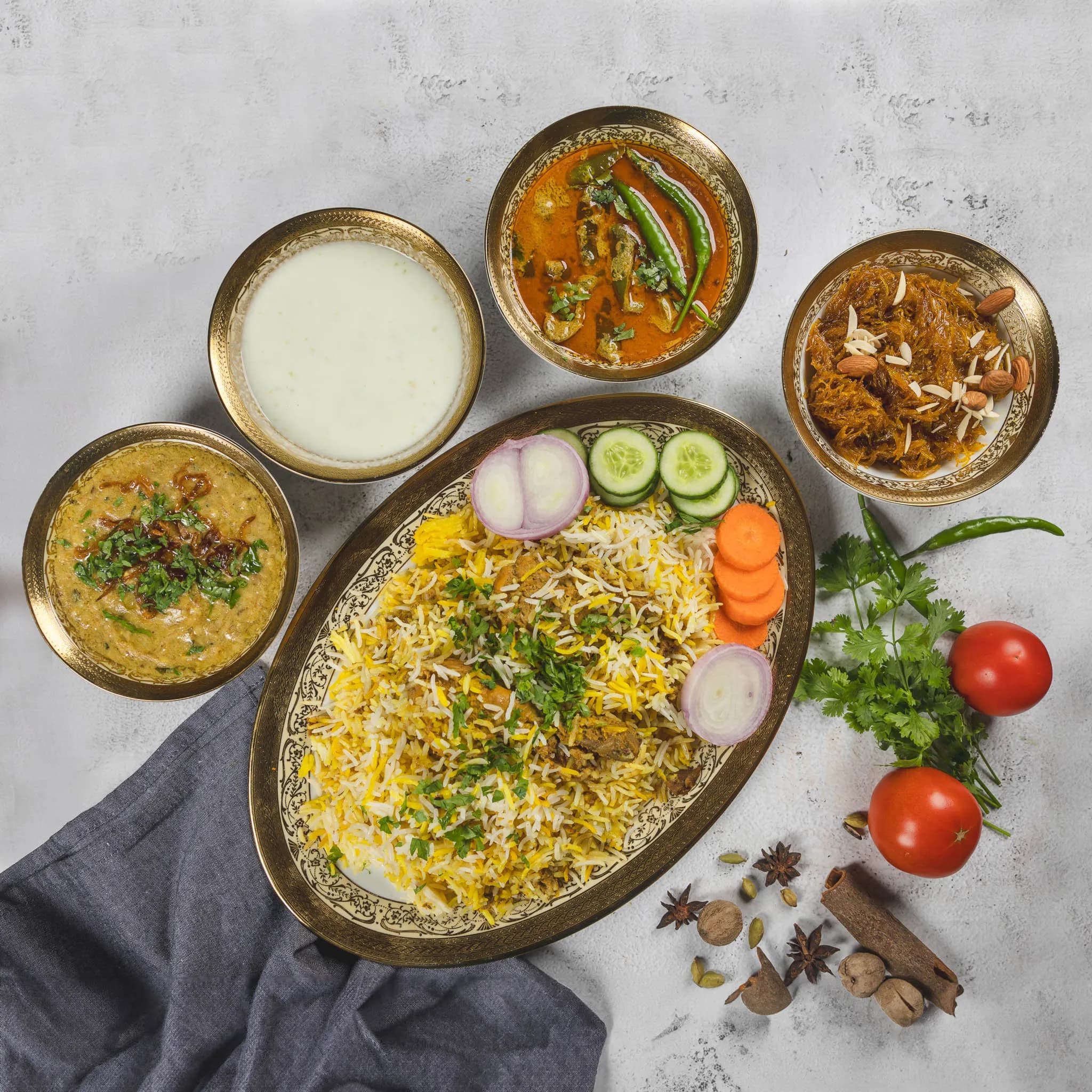 Chicken Combo With Biryani Haleem
