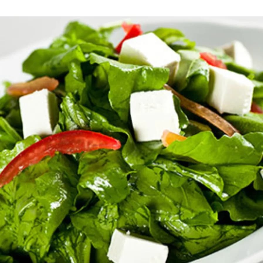 Rucola Salad with White Cheese