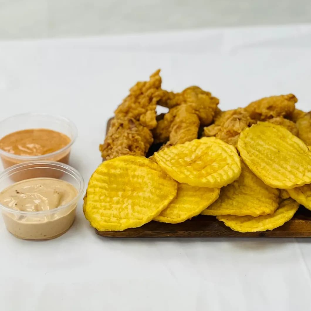 Crispy Strips Meal With Potatoes 5 Pieces - Normal
