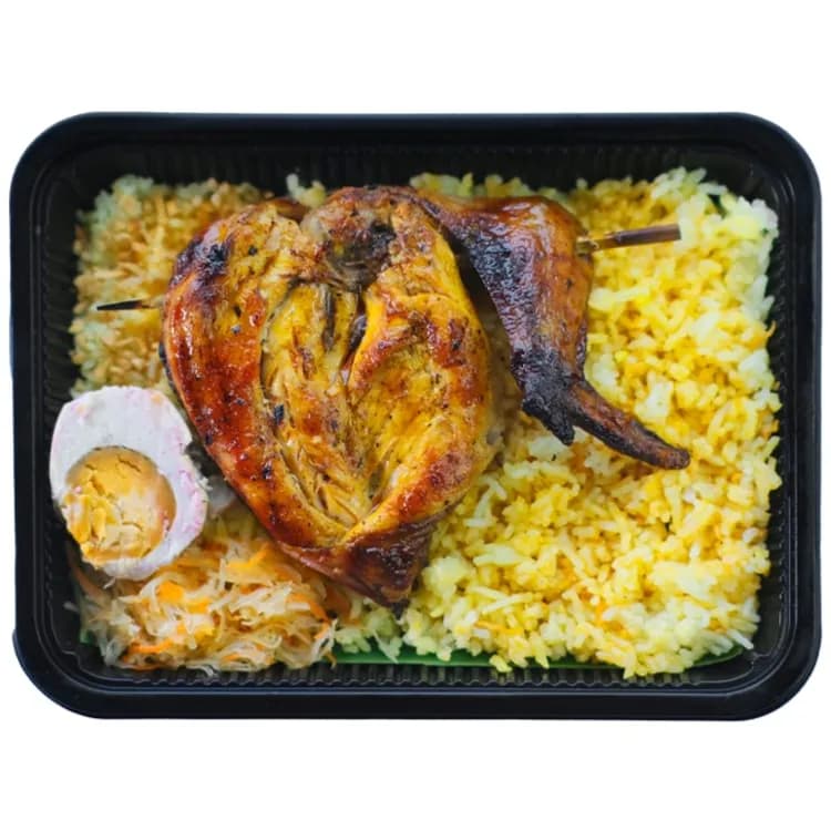 Half Marinated Chicken Inasal with Rice