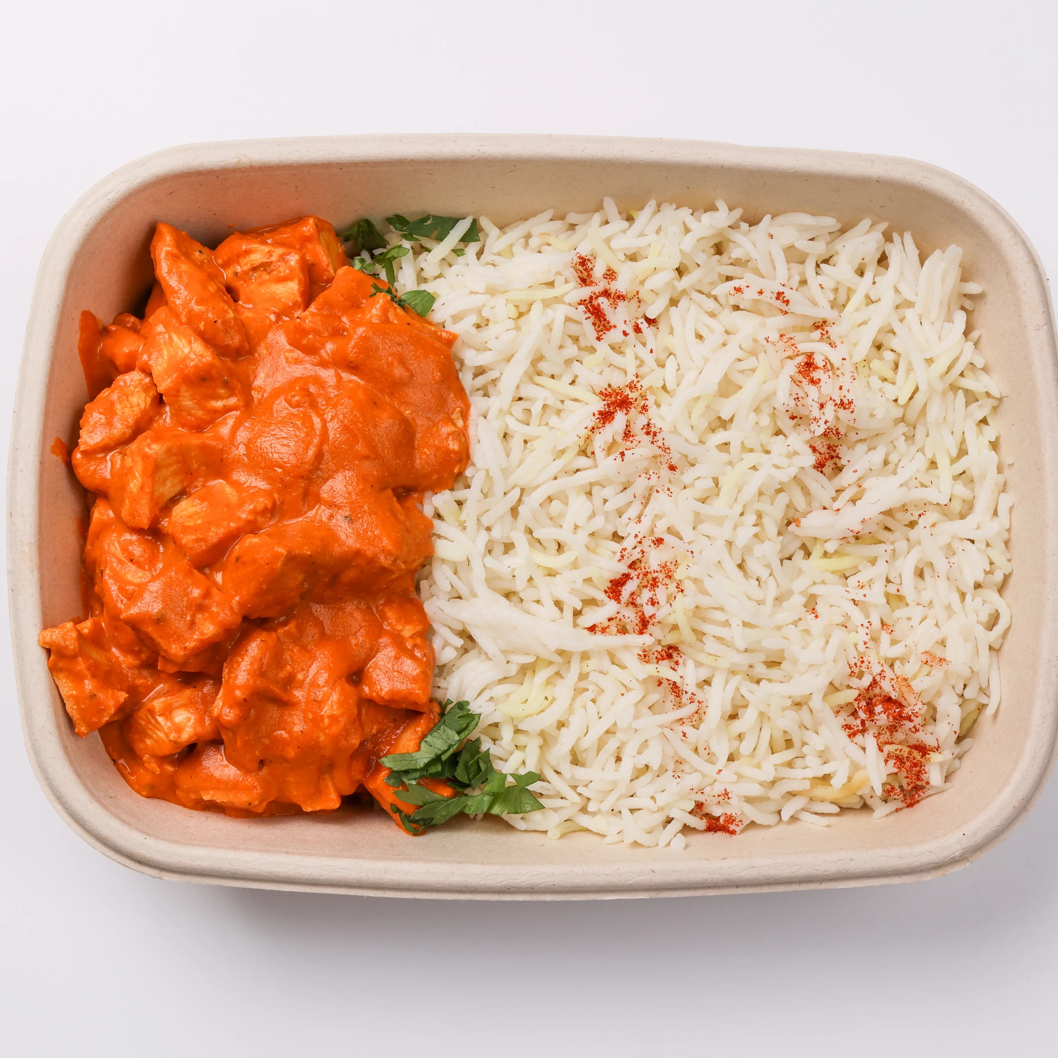 Butter Paneer With White Rice