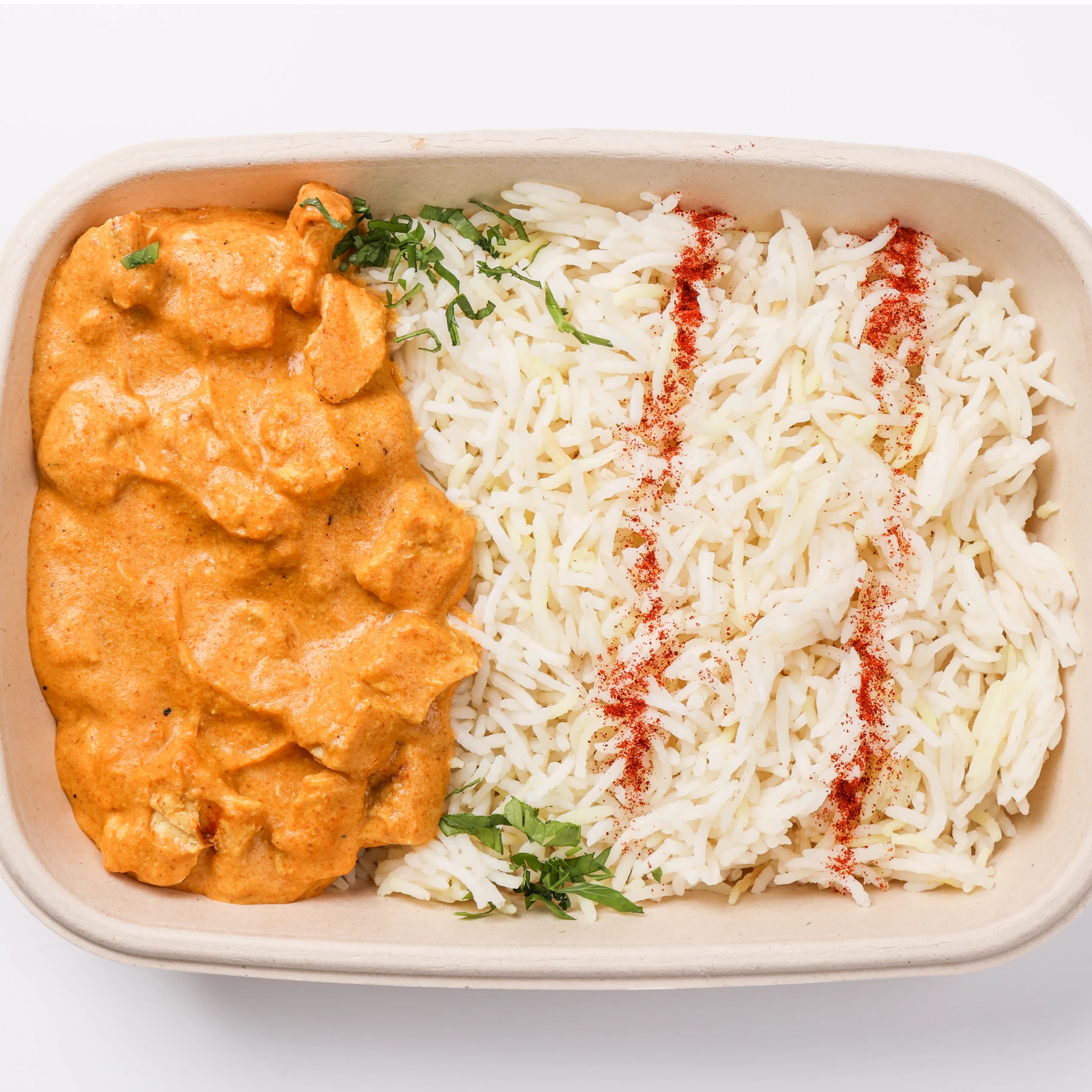 Curry Paneer With White Rice