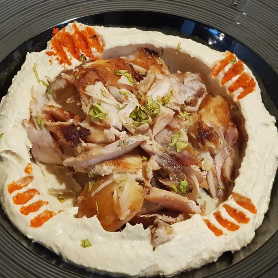 Shawarma Plate With Hummus