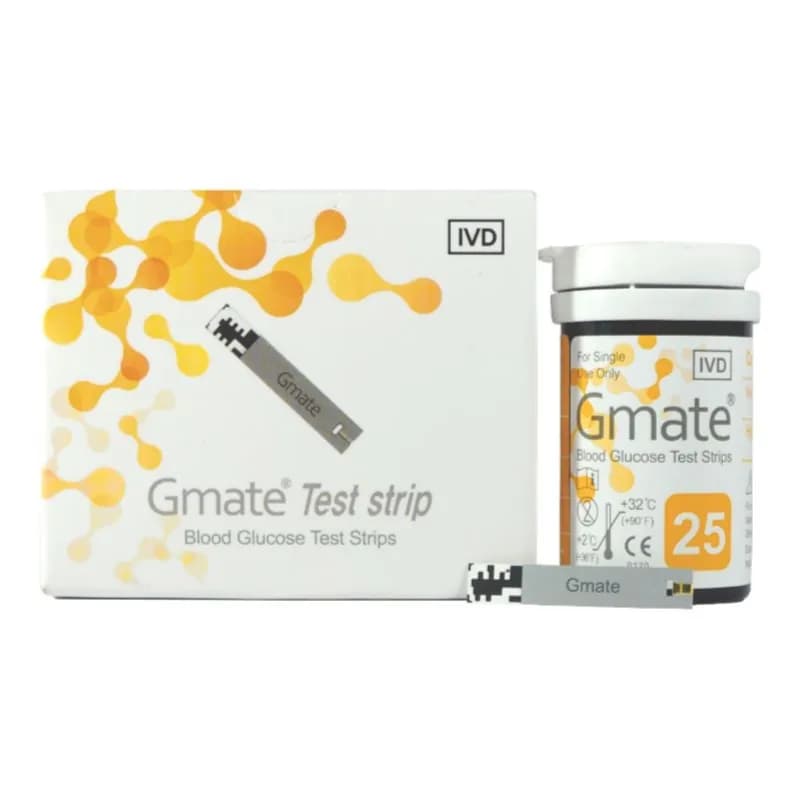 Gmate Glucose Test Strip 25X2