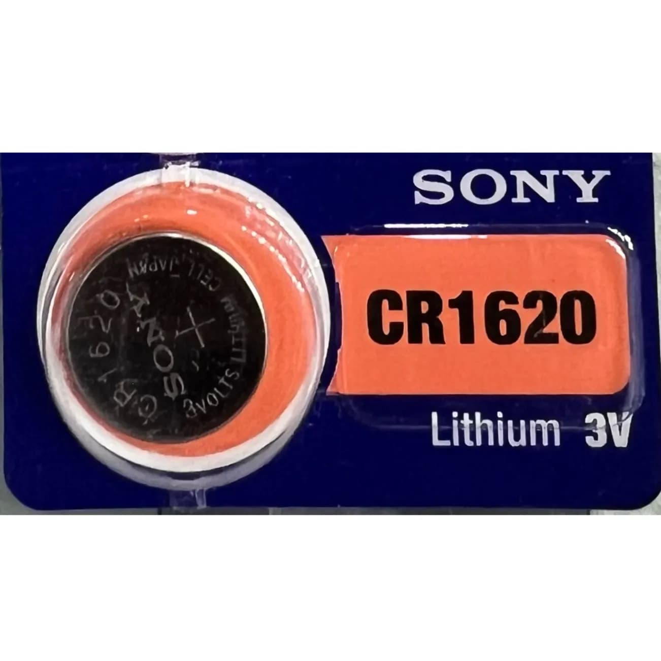 Sony Cr1620 Battery, Lithium, 3 Volt