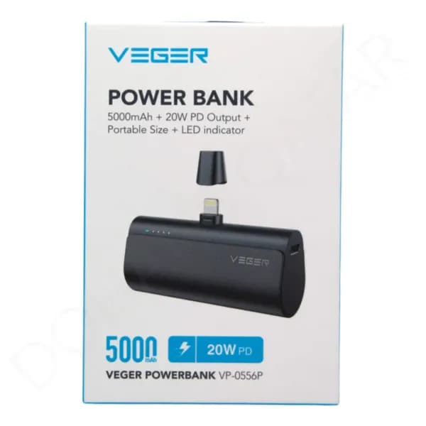 Veger Built-in Connector Mini Fast Charging Power Bank