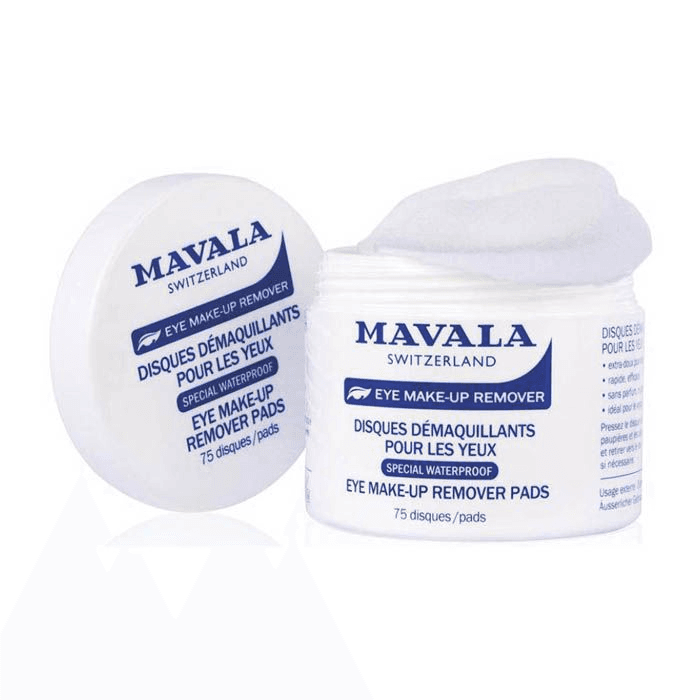 Mavala Eye Make-Up Remover Pads 75 Pcs