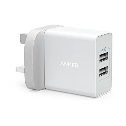 Fast Charging Adapter 24W 2-Usb Port -Anker A2021