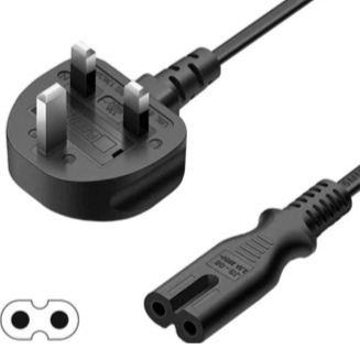 Power Cable C7 Radio Type To Uk Plug - 3m