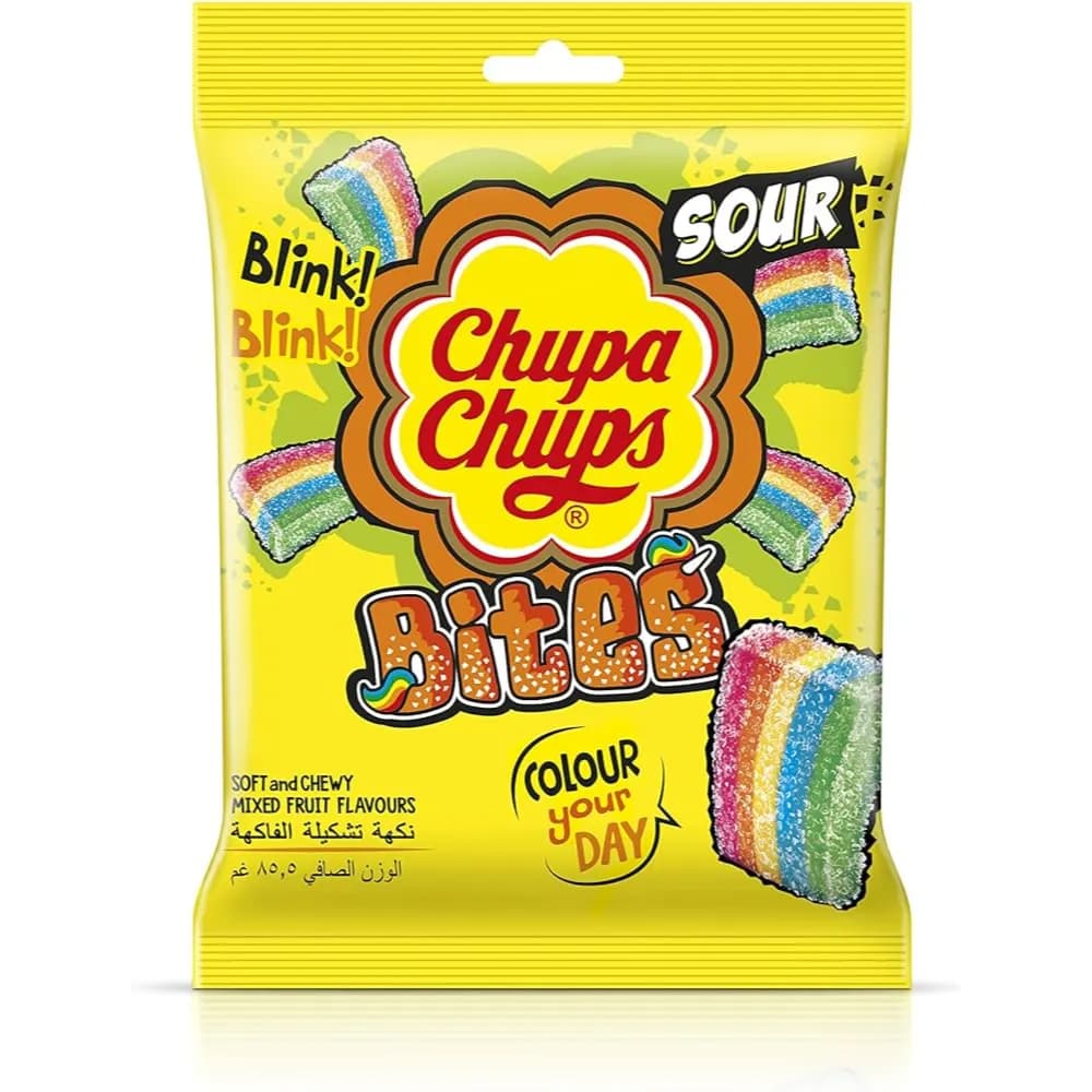 Chupa Chups Sour Bites - 85.5 G