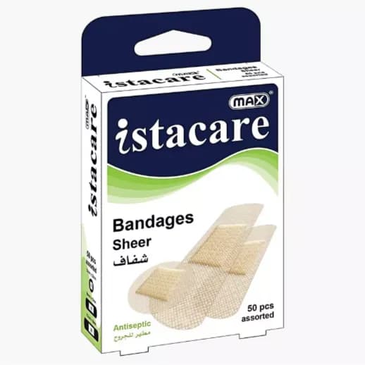 Max Instacare Sheer Bandage Assorted 50's