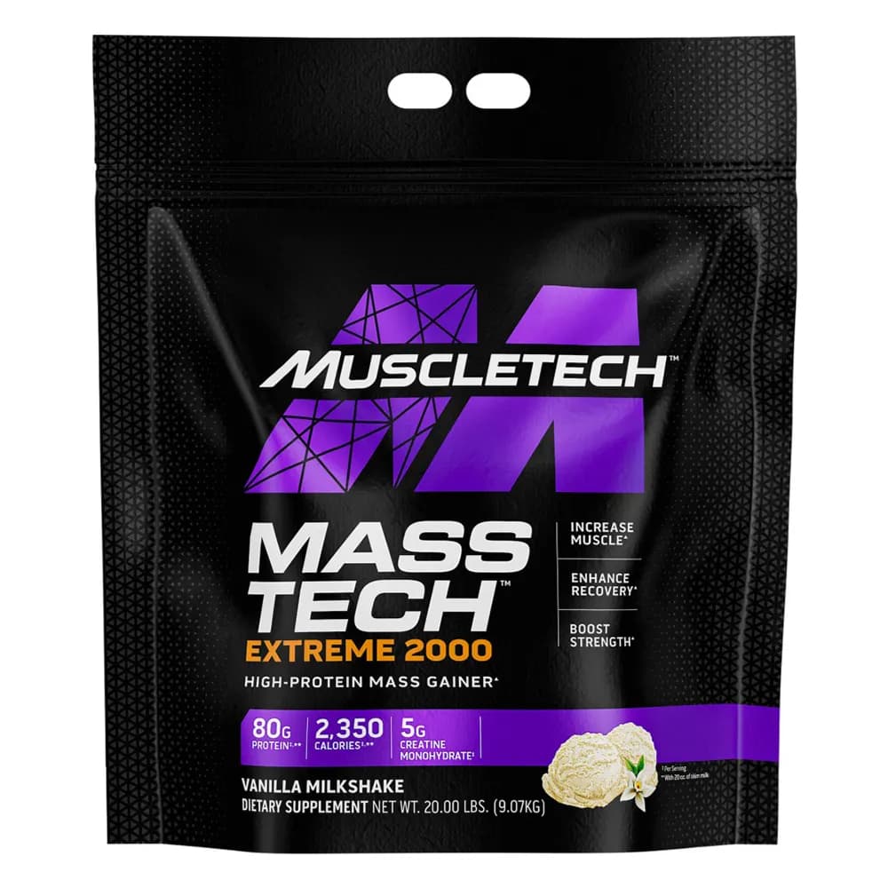 Muscletech Masstech Extreme 2000 20Lbs Vanilla Milk Shake (Iv018)