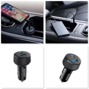Dual Port High Speed 30 W Car Charger For Phones And Tablets The Anker Advantage
