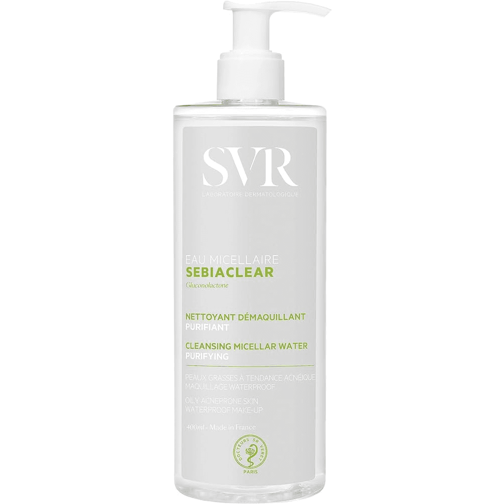 Svr Sebiaclear Cleansing Micellar Water For Oily Acneprone Skin 400ml