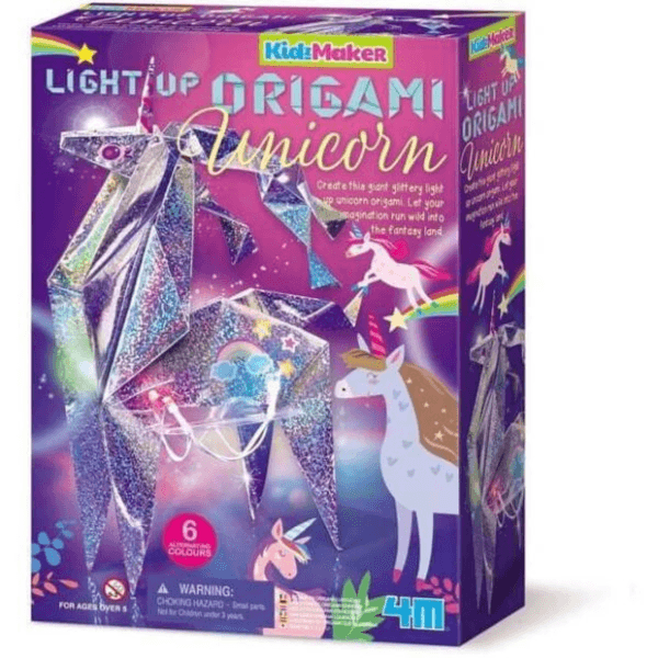 4M Kidzmaker-Unicorn Origami Room Light