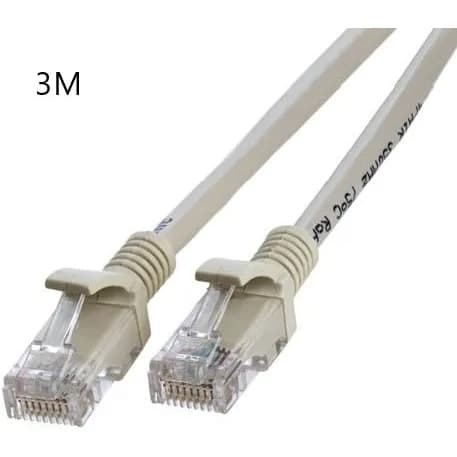 Light Cat 6 Patch Cable 3M  Network Patch Cable 4-Pr-Ftl 23 Awg Utp Cat6 Tia/Eia -568B Laptop , Mobile Phone, Desktop , Game Console ,Televition , Projector, Printer, Camera