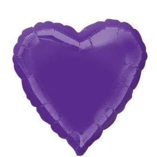 Purple Heart Helium Balloon Italy