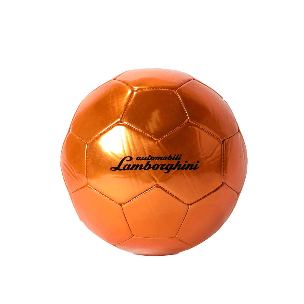 Lamborghini Soccer Ball Size 5 Metallic Orange