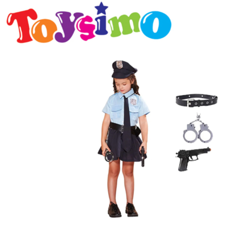 Traffic Police Woman Costume Small