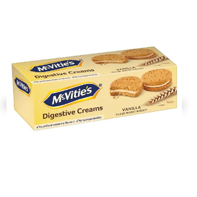 Mc-Vities Digestive Creams Vanila Cream Filled Wheat Biscuit 100Gm