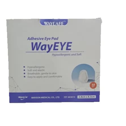 Waycare Wound Dressing Eyepad 5.8 x 8.3 50's