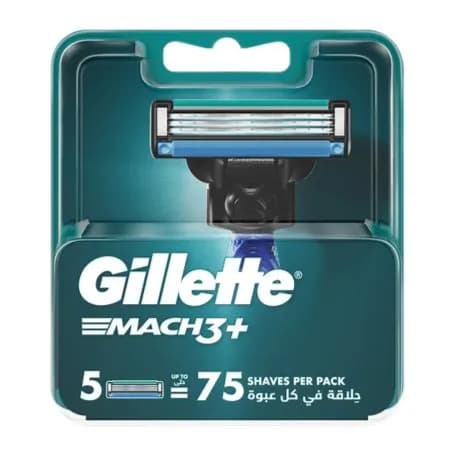 Gillette Mach 3 Plus Blade Cartridges 5 pcs