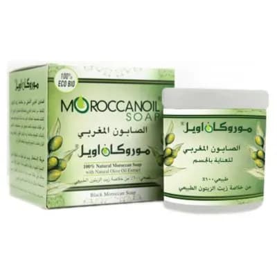 Moroccan Bath Soap With Olive Oil Kit With Hand Glove 250Ml