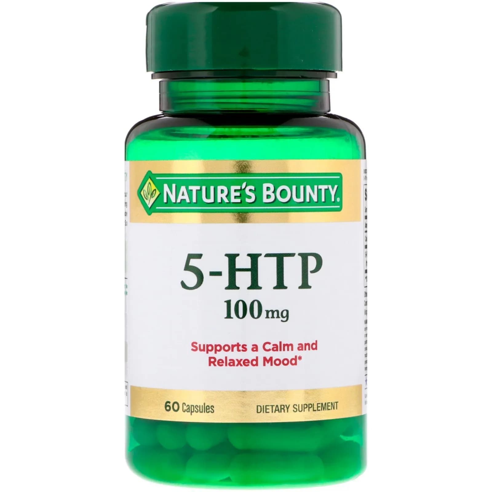 Nature Bounty 5-htp 100mg 60 Capsules