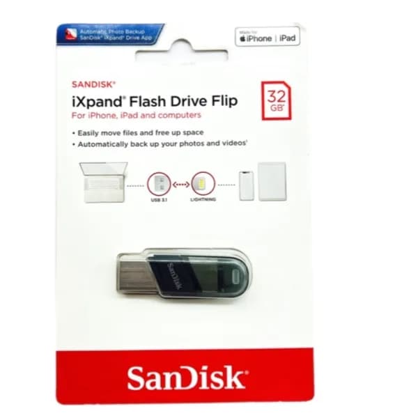 Sandisk Ixpand Flash Drive Flip 32gb - 1951