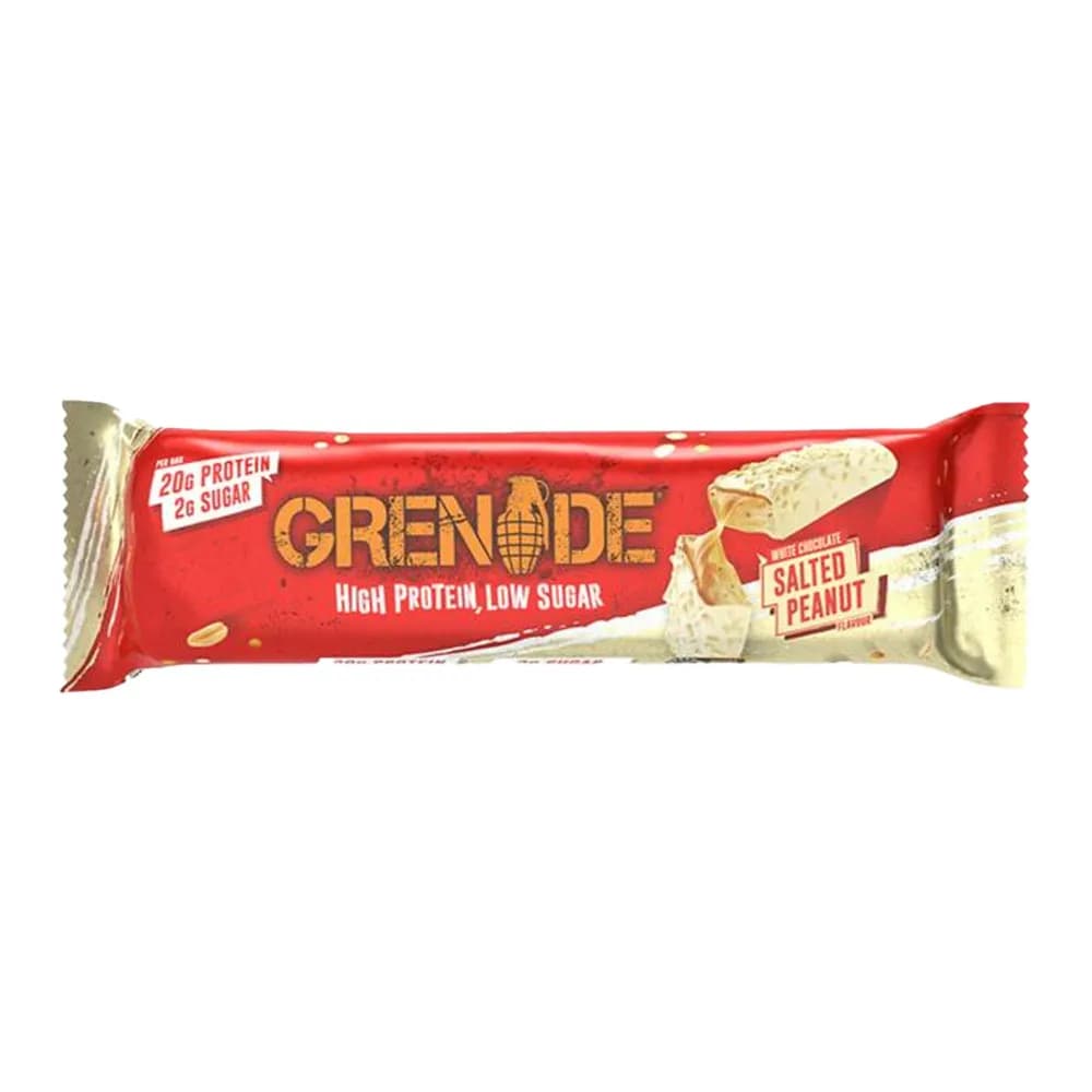 Grenade - White Chocolate Salted Peanut Protein Bar - Per Pcs