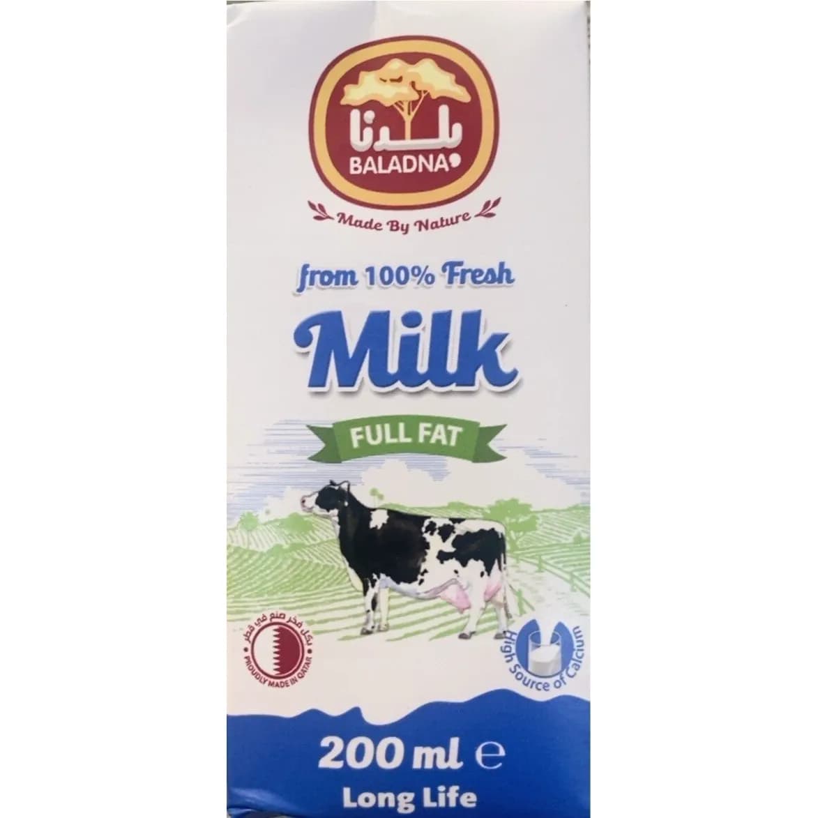 Baladna Ful Fat Long Life Milk 200Ml