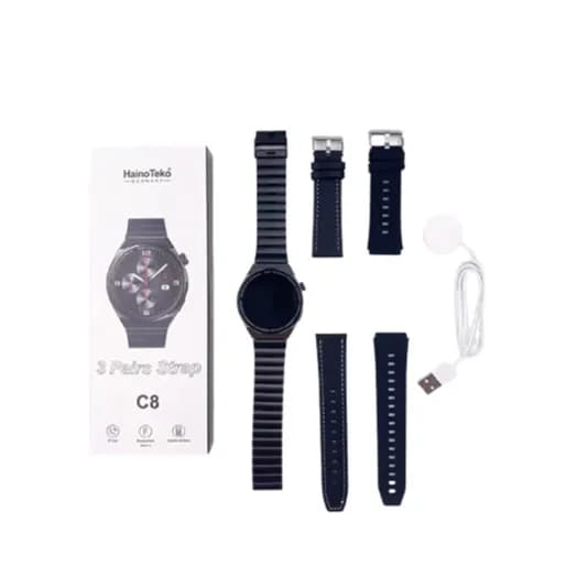 Haino Teko C8 Smart Watch 3 Pairs Strap.jpg