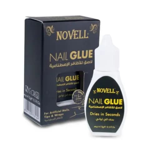 Novell Nail Glue For Artificial Nails Tips & Wraps 15Gm