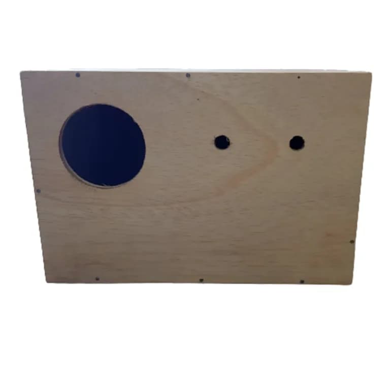 Cockatiel Breeding Box, Size: (30X20 X 20 cm) Natural Wooden Breeding Box, Suitable for Cockatiel Birds