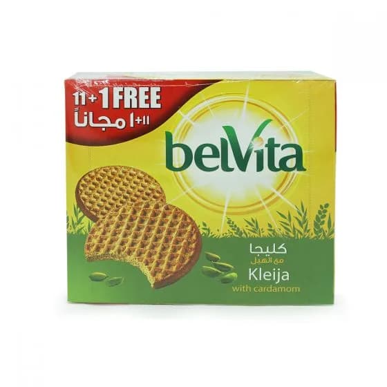 Belvita Kleija With Cardamom 12 Packets X 62G 744Gm