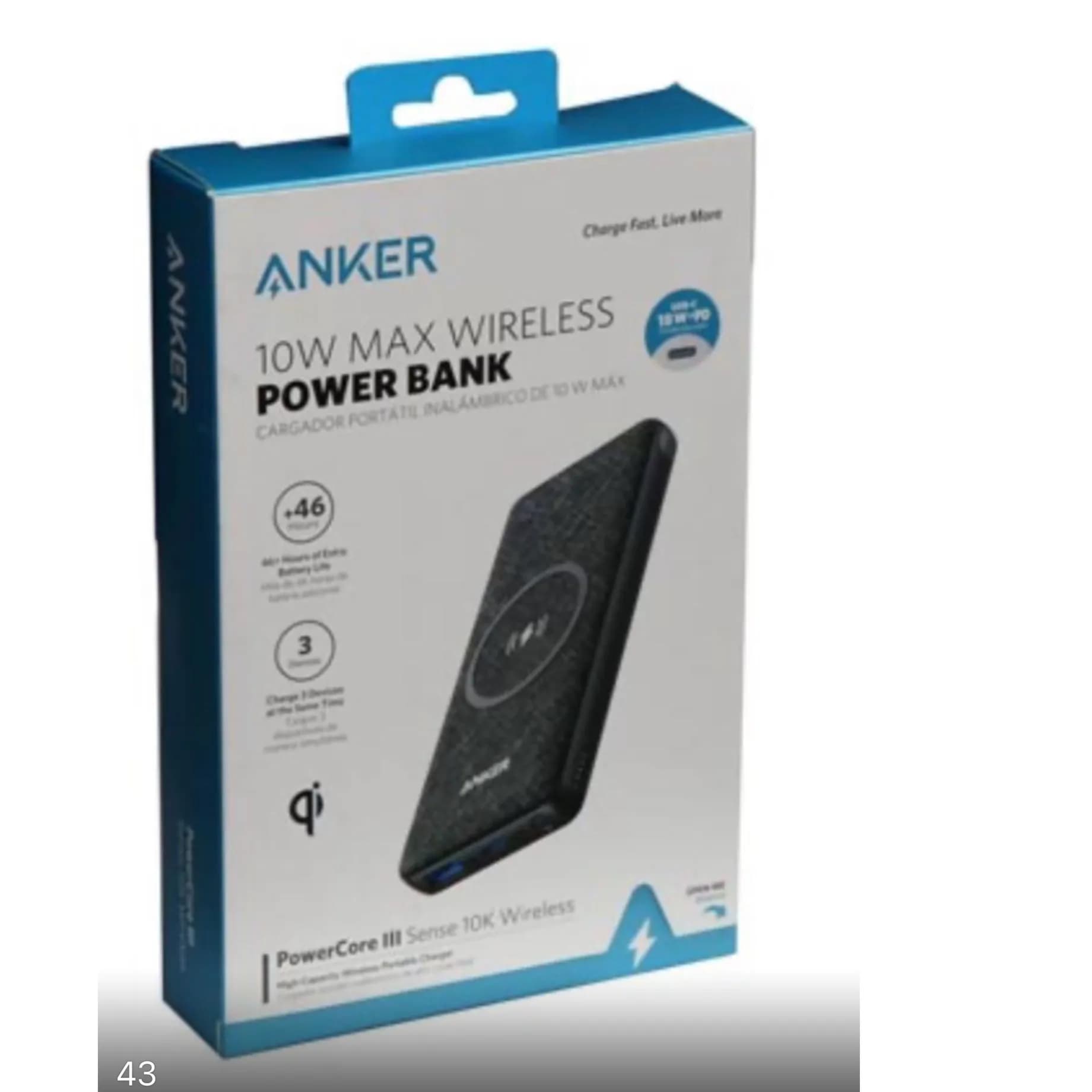 Anker Power Bank 10w Max Wireless