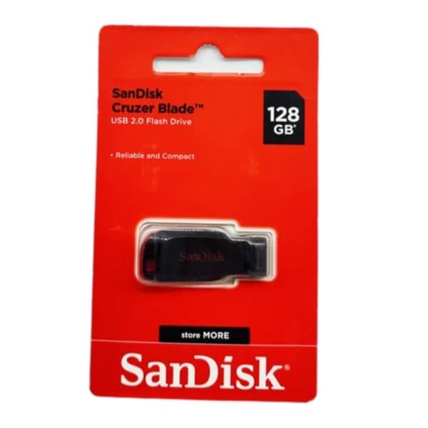 Sandisk Cruzer Blade Usb 2.0 Flash Drive 128gb - 891