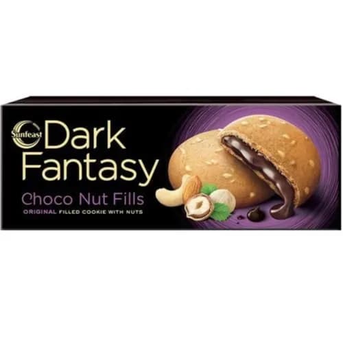 Sunfeast Dark Fantasy Choco Nut Fills Cookies, 75 g