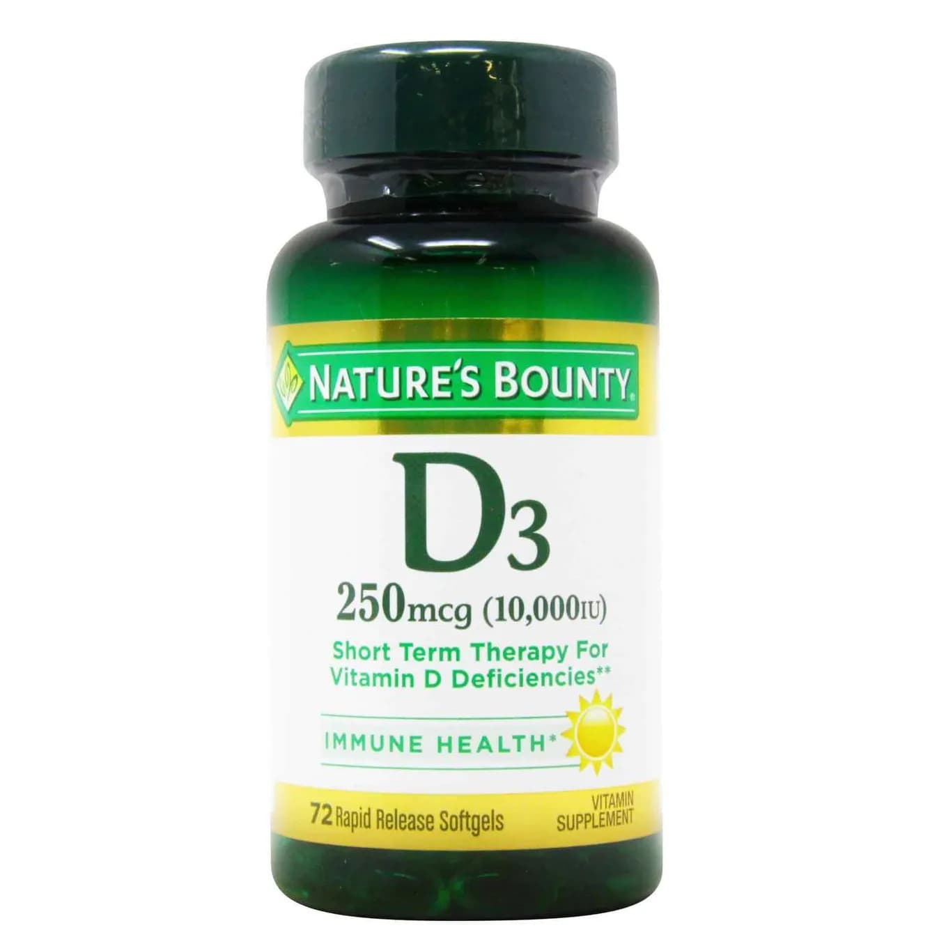 Nature Bounty  D3 10000 Iu 72 Softgels