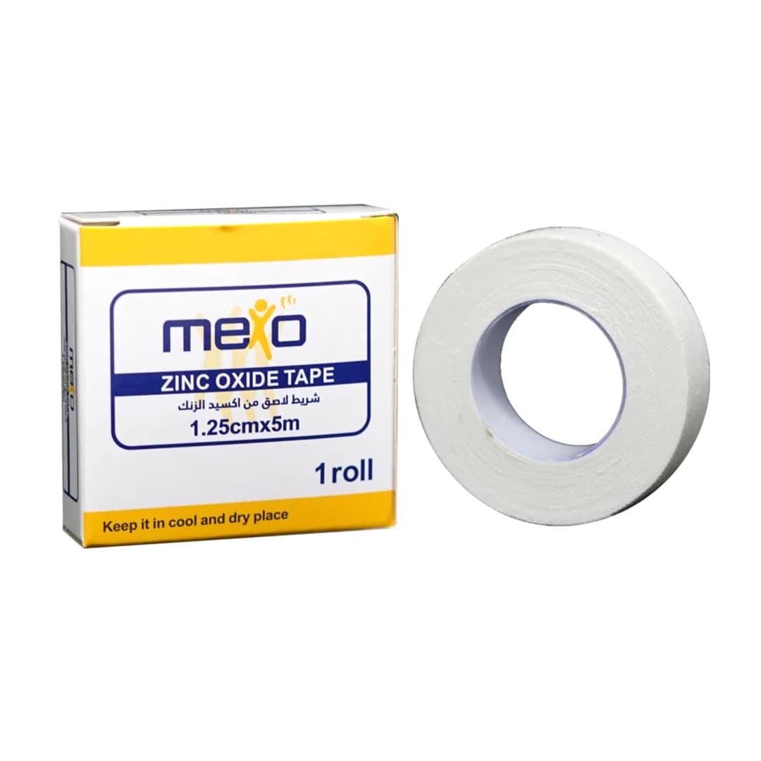 mexo zinc oxide tape 1.25cmx 5m