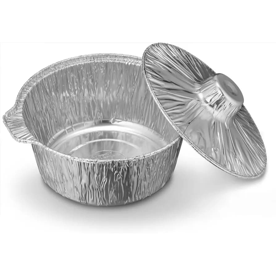 Food Pack Aluminum Pot 3pcs Medium