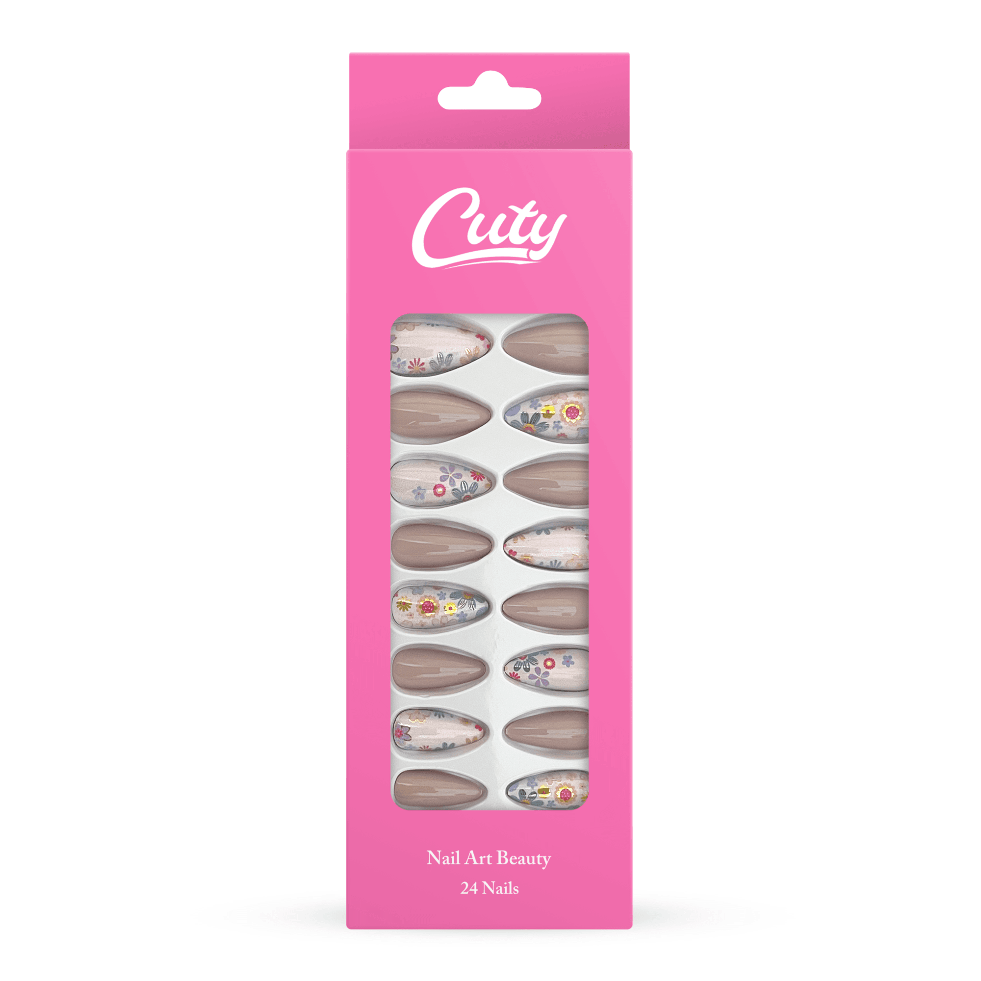 Cuty Nails Set: Flawless Acrylic Nails With Jelly Tape Adhesion - Fantasy Lavender