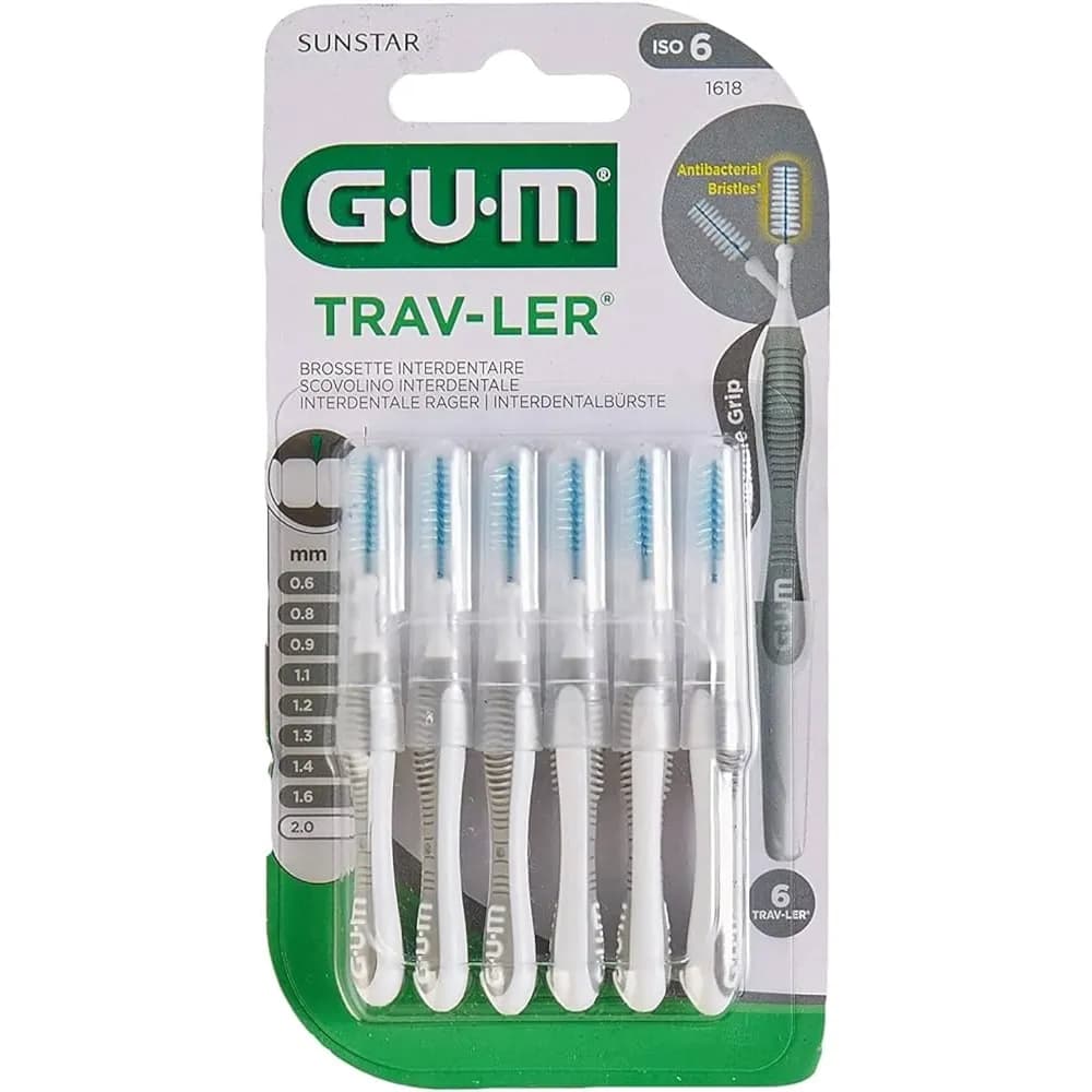 Gum 1618 Trav-ler Ma 4 Intradental Brush