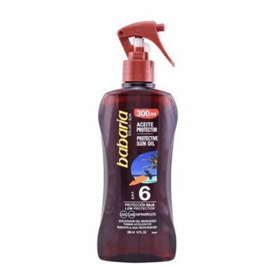 Babaria Tan Oil Spf 6 Spray 300 Ml