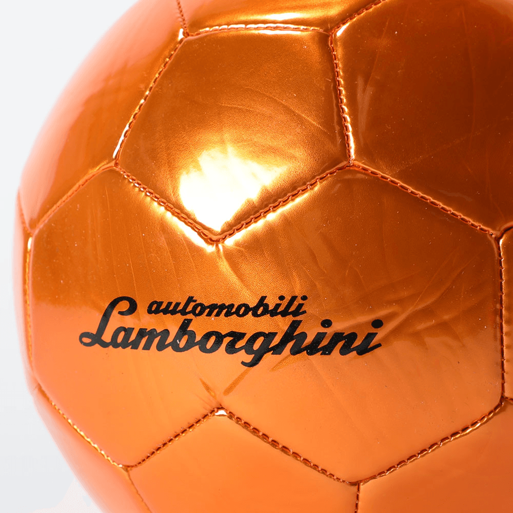 Lamborghini Soccer Ball Size 5 Metallic Orange