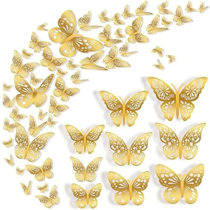 36 Pcs 3D Butterfly