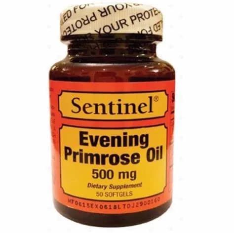 Sentinel Evening Primerose Oil 500 Mg 50 Softgels