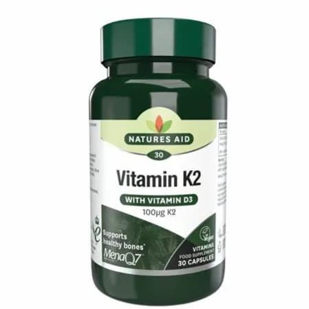 Nature Aid Vitamin K2 30 Capsules