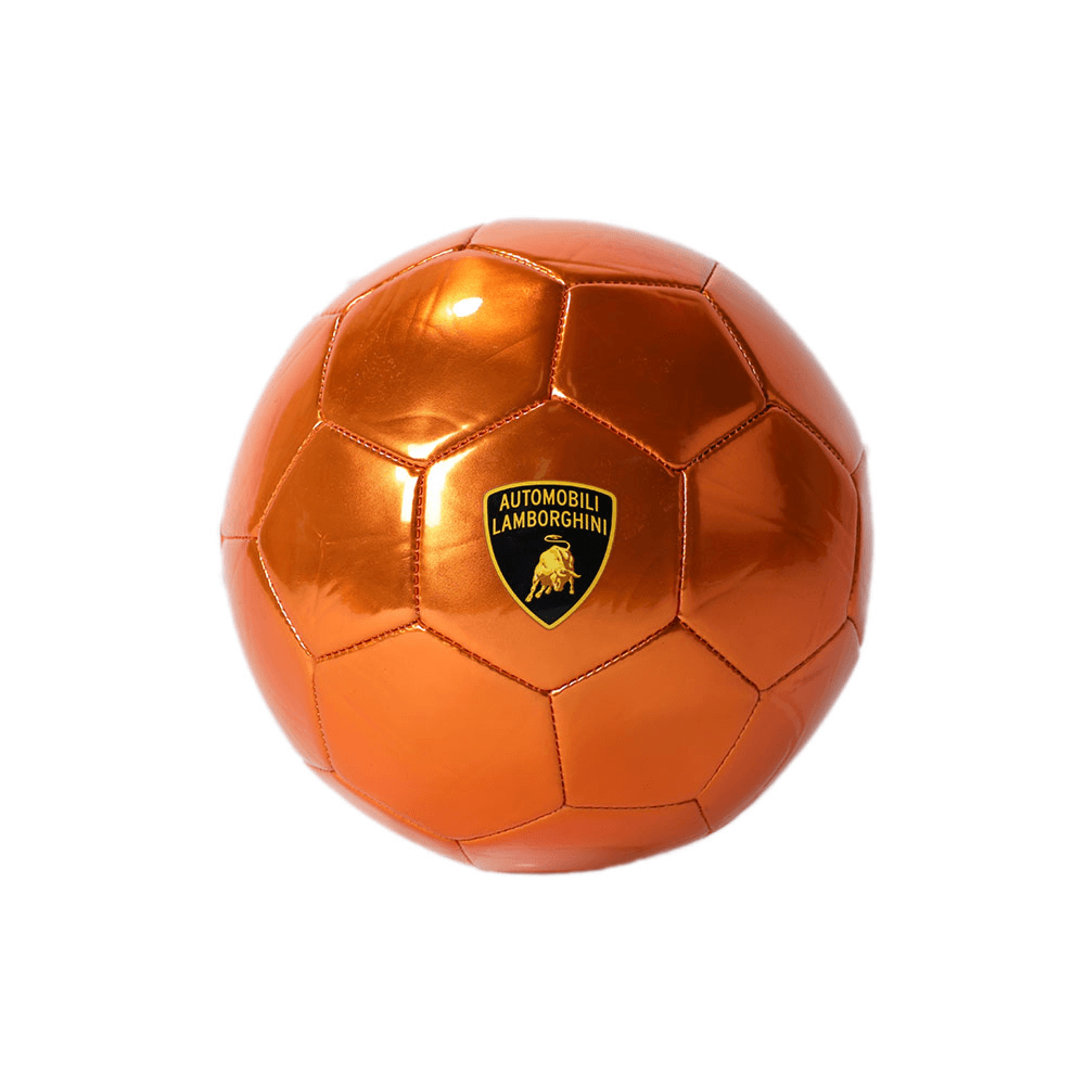 Lamborghini Soccer Ball Size 5 Metallic Orange