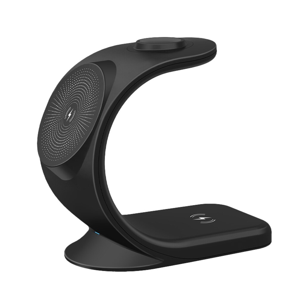 3 In 1 Magnetic Wireless Charger Stand(black)